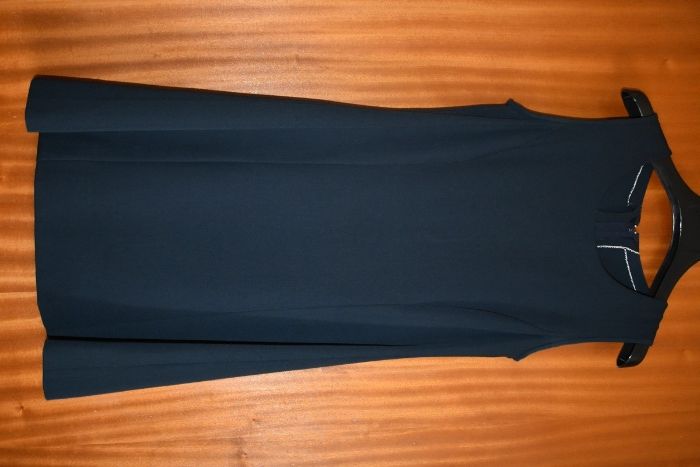 Vestido azul marinho