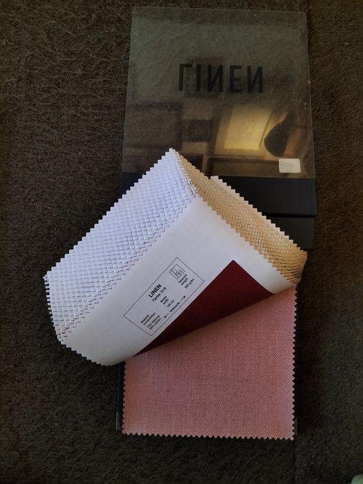 Lote de catálogos de amostras de tecidos de decoração