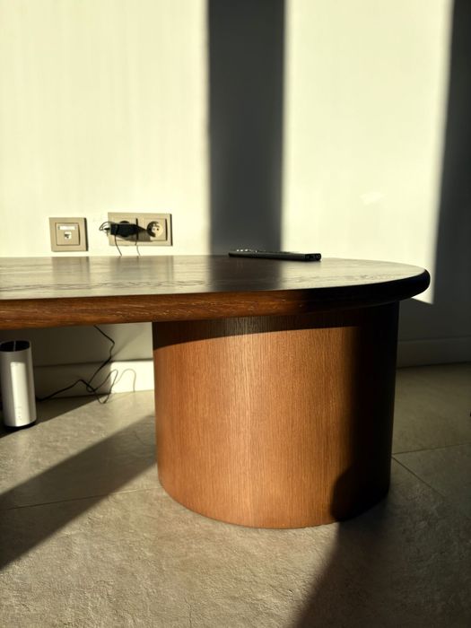 Dębowy stolik kawowy westwing