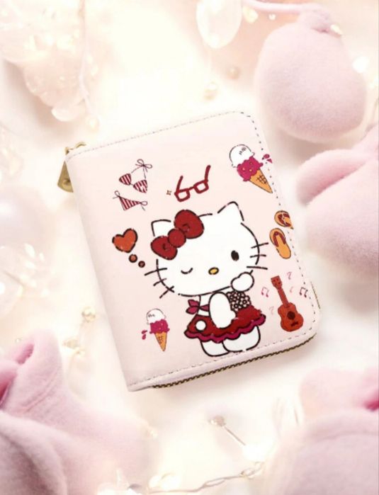 Nowy Portfel Hello Kitty Y2K Sanrio Różowy Portmonetka