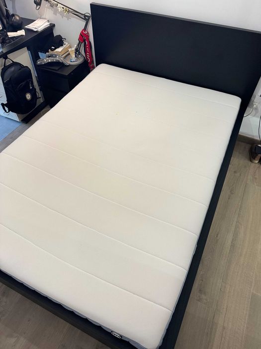 VESTERÖY
Colchão molas ensacadas, firme/azul claro, 140x200 cm "IKEA"