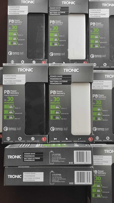 Повербанк 20000 мАч TRONIC для 2 пристроїв Qualcomm quick charge