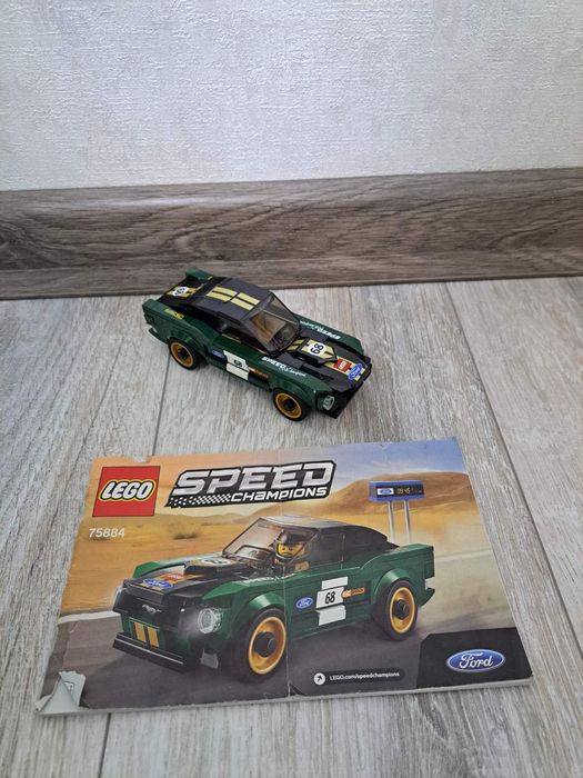 Конструктор LEGO Speed Champions 75884 1968 Ford Mustang Fastback