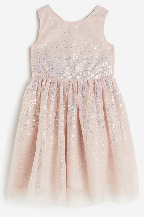 Нова святкова сукня H&M з паєтками для дівчинки 8-9 років на зріст 134