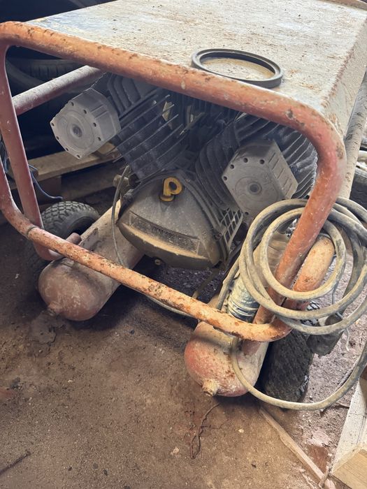 Compressor de 2 botijas para reboco