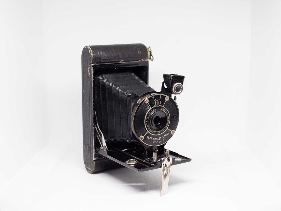 Máquina fotográfica analógica vintage 127mm Kodak Vest Pocket Model B