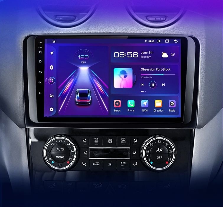 Radio Android Mercedes ML W164  GL X164