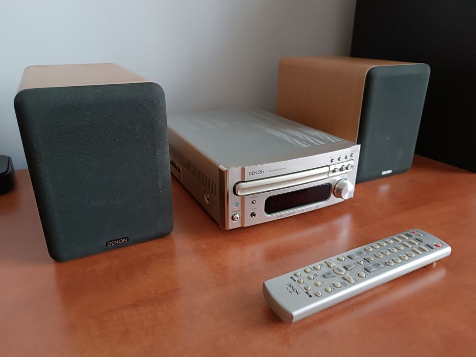 Amplituner Denon RCD-M33 + kolumny + pilot