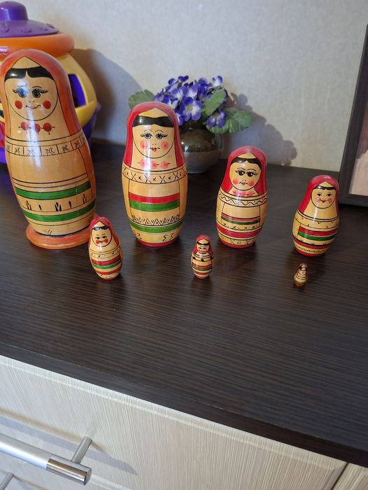 Мартешки 7 шт деревянные
