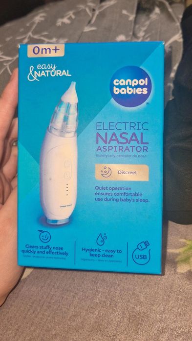 Электрический аспиратор для носа Canpol Babies 0+ (USB)