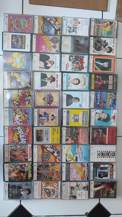 Lote 89 Cassetes antigas Música Portuguesa