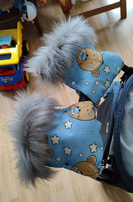 Mufki do wózka Minky