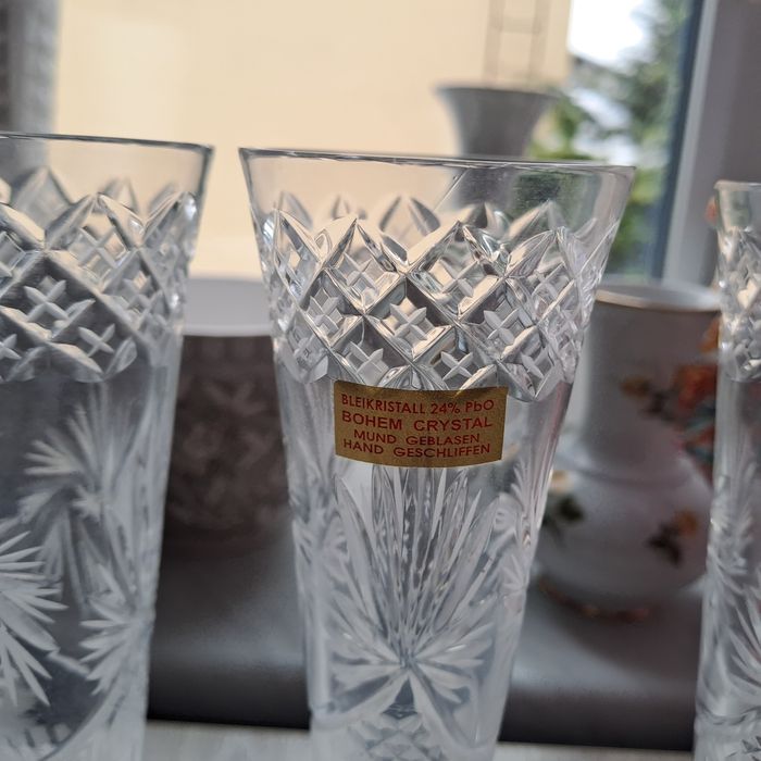 Kryształowe kieliszki do szampana  Bleikristall.