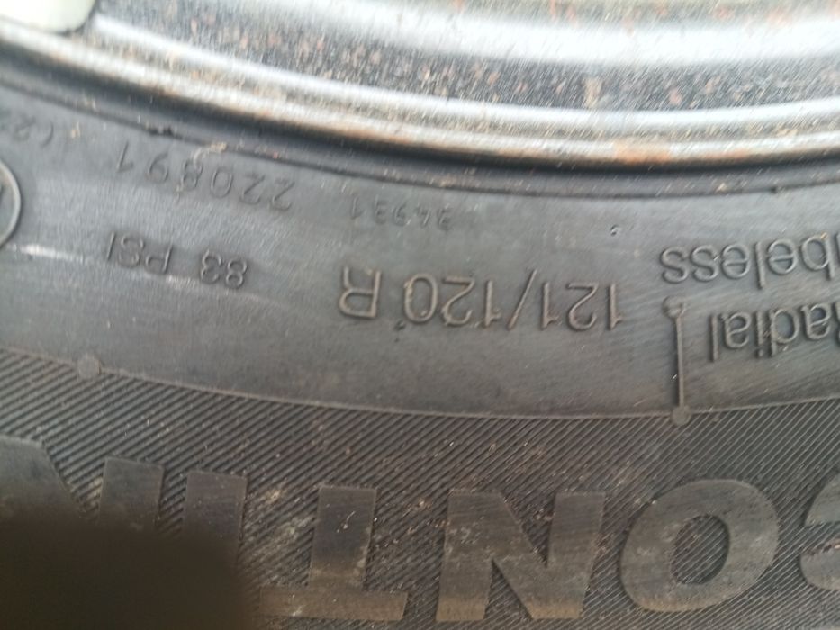 Opona felga Ducato 225/75R16C ET68 Continental