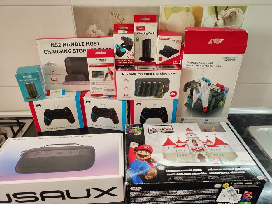 Джойкони, joycon для nintendo switch нові, для ігрової приставки, джойстики для нінтендо, зарядні станції для джойконів, підставки