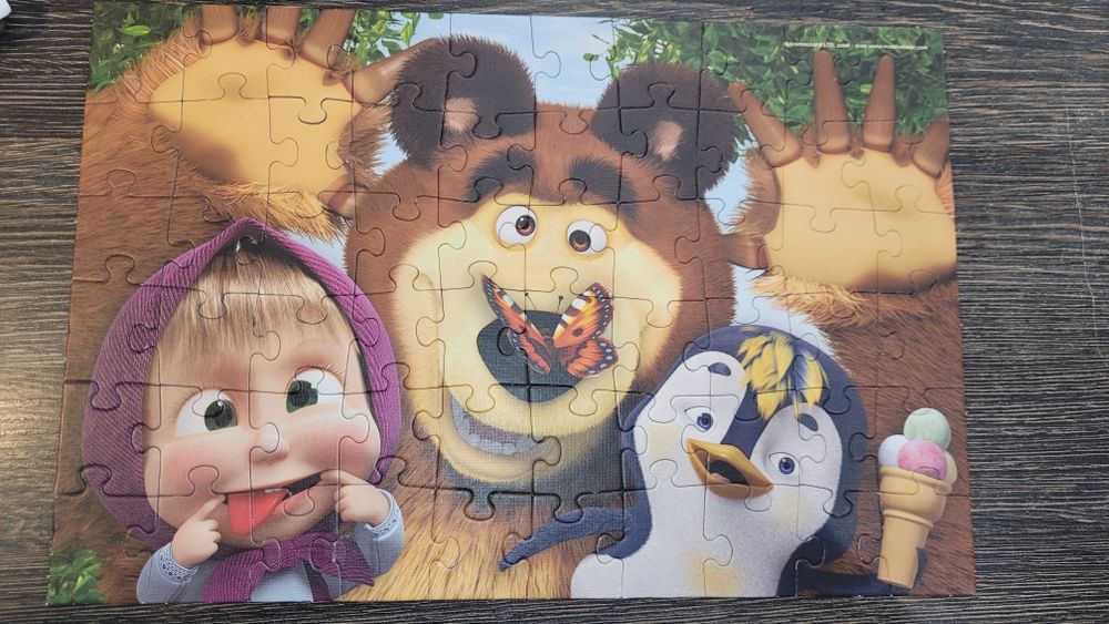 Puzzle Masza i Niedźwiedź 60el