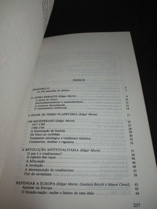 Livro Os Problemas do Fim do Século Edgar Morin
