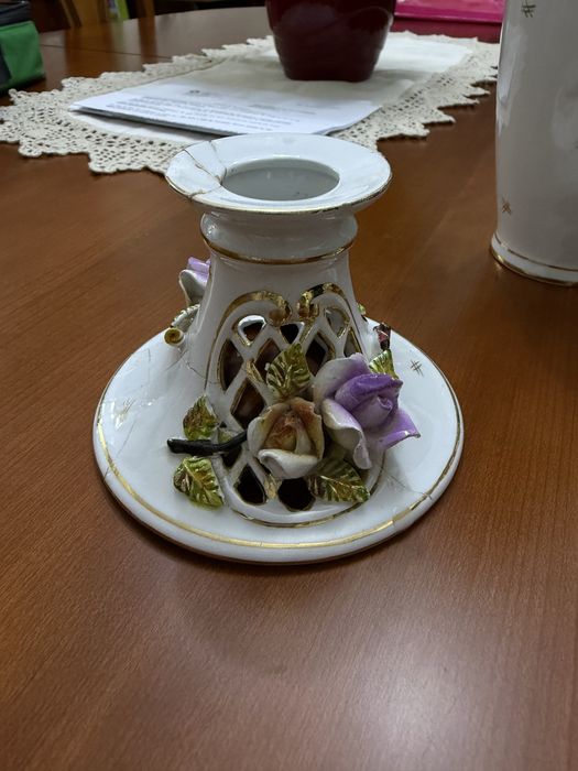 Conjunto jarra e castiçais Tremez Portugal