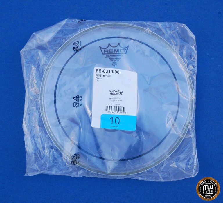 ‼️ Remo - naciąg Pinstripe Clear 10" NOWY ‼️