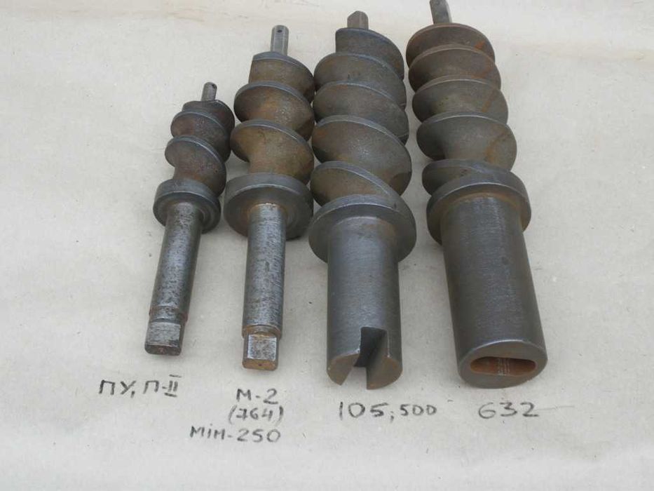Шнеки для мясорубок МИМ-300,600; М-2(764); МИМ-105; М-632;ПУ-0.6;П-2