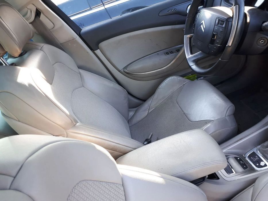 CITROEN C5 II III X7 08-12 2.7 V6 HDI FOTEL PRZÓD PRAWY LEWY SKÓA PAMIĘĆ MASAŻE