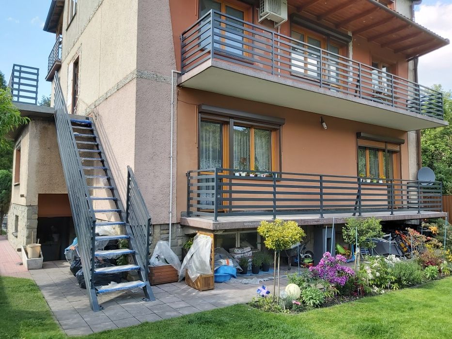 Balustrada tarasowa 60x20 ocynk malowany proszkowo