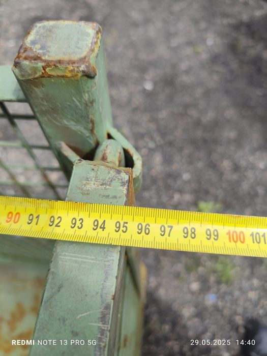 Giterbox kosz siatkowy gitterbox skrzyniopaleta składany solidny