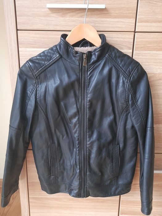 Ocieplana kurtka ramoneska chłopięca Rebel