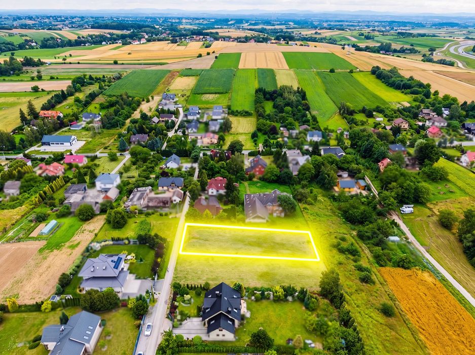 działka budowlana w Łuczycach gmina Kocmyrzów-Luborzyca, bez pośredników - Widok 3
