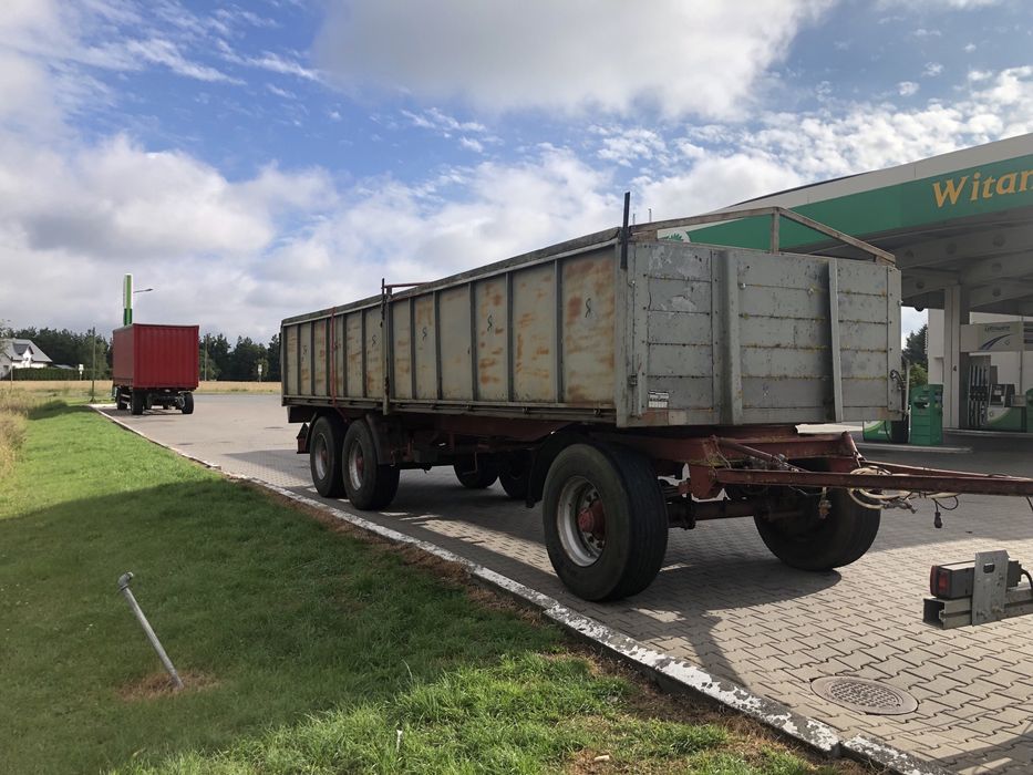 Przyczepa ciezarowa rolnicza RESOR platforma zboza siana bel slomy