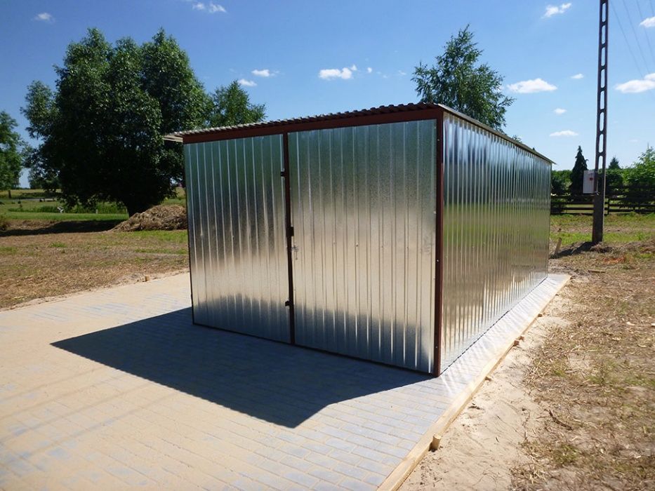 Garaż Blaszany 3x5 WZMOCNIONY Budowa Blaszak na budowę PROMOCJA