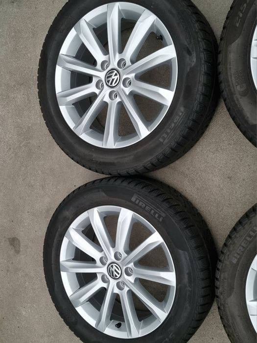 Koła Zimowe Alu 17" VW Passat B8 T-Roc Touran II 5x112 Oryginalne