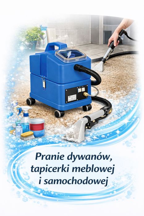 Mobilne pranie dywanów, materacy, tapicerki meblowej, samochodowej.