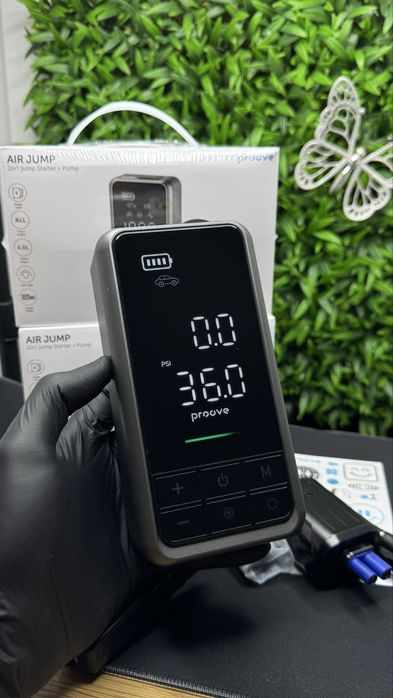 2 в 1 бустер для авто, компресор, насос Пруве Proove Pump Jump Starter