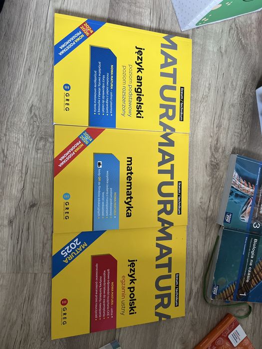 Zestaw ksiazek do matury