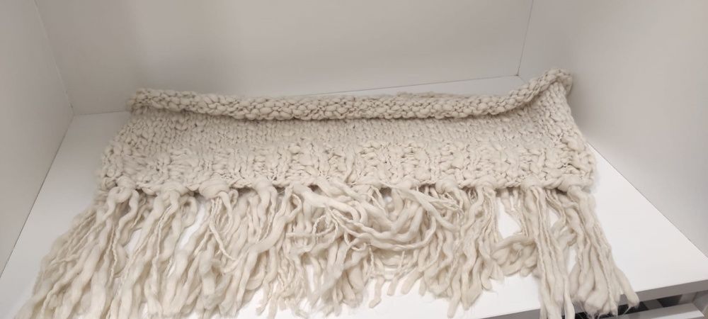 White Wool Collar