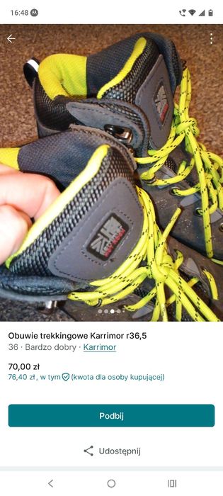Obuwie trekkingowe Karrimor