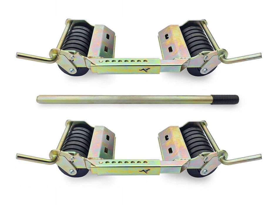 Wózek transportowy 3,5T rolka pod koła auta najazd, laweta, holownik