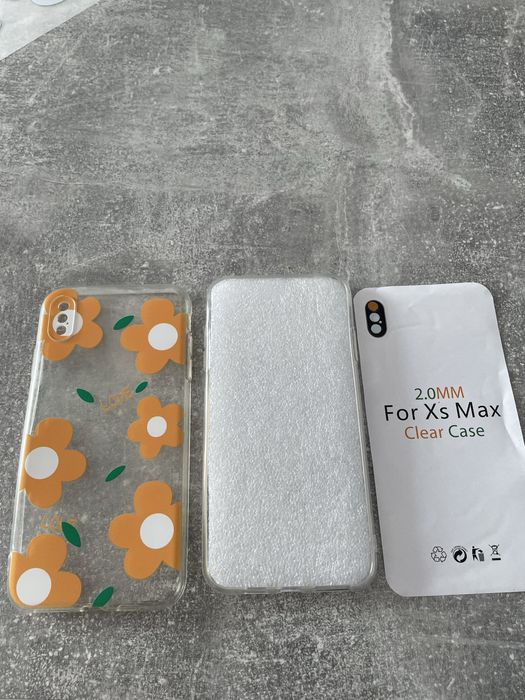 Case na telefon iPhone XS MAX- 2 sztuki