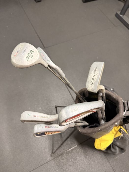 Tacos e saco de golfe para criança