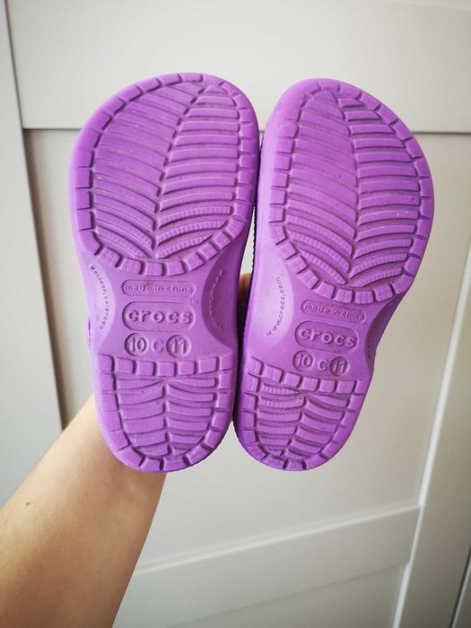 Crocs  buty sandały fioletowe C10/11  27-28