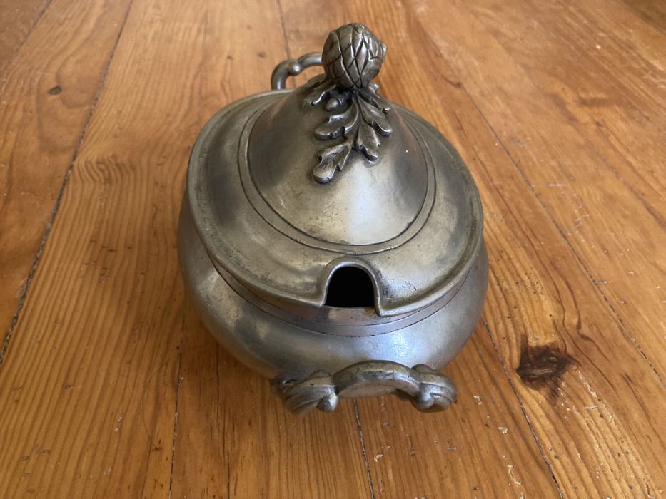 Terrina em estanho Ibenor