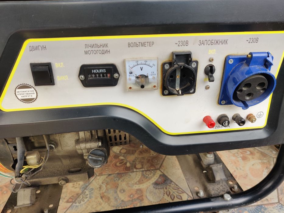 Генератор Газ / Бензин 5,5 кВт Max Power ZH6500 Мідь 100%