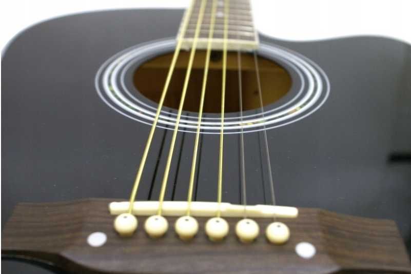 Gitara duża akustyczna 4/4 41' PEŁNY ZESTAW stroik pokrowiec NOWA