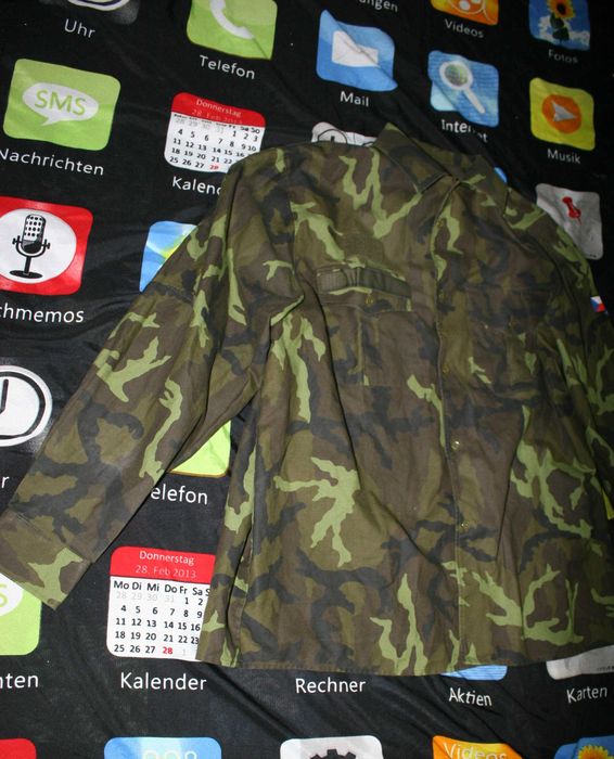 Військова сорочка чеської армії Czech Army M95 Woodland Camo Combat
