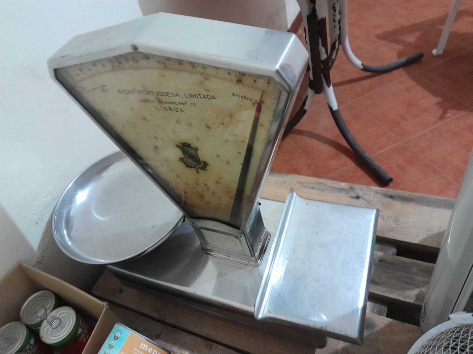 Balança antiga de mercearia