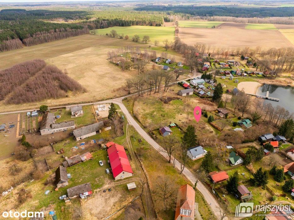 Stara Dobrzyca -działka 50m od jeziora! przy plaży - Widok 3
