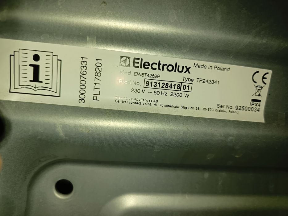 Panel sterowania płyta główna pralka Electrolux
