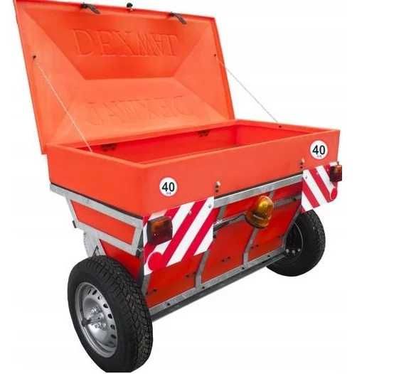 Piaskarka wałowa 550l 900kg hydrauliczna zawieszana AGROSTAL