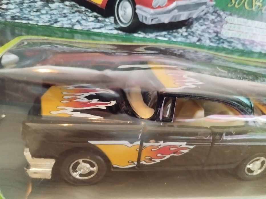 Carro clássico preto nº18 diecast 1:43